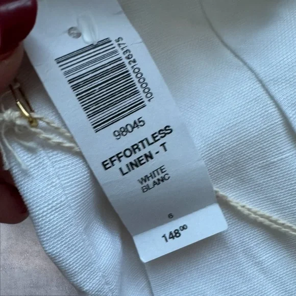 NWT Aritzia Wilfred Effortless Linen Pant - Picture 8 of 8